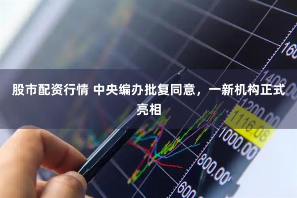股市配资行情 中央编办批复同意，一新机构正式亮相